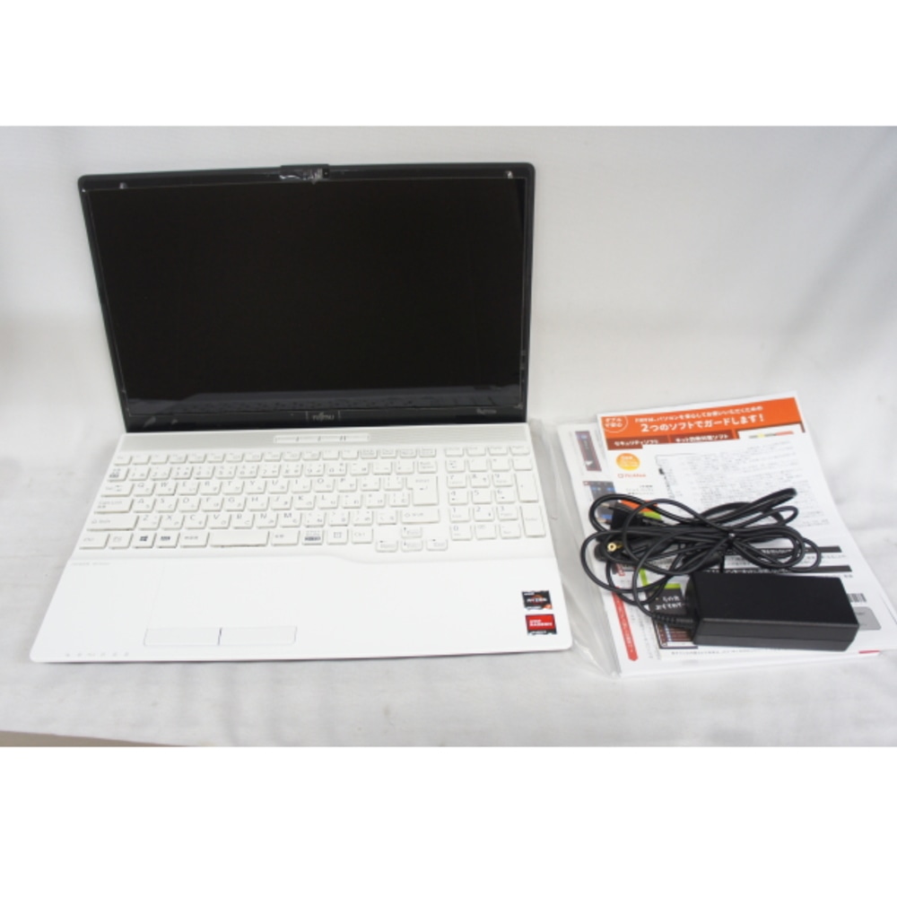 中古A]FMV LIFEBOOK AH50/F3 FMVA50F3W プレミアムホワイト (Office欠品): わたネット