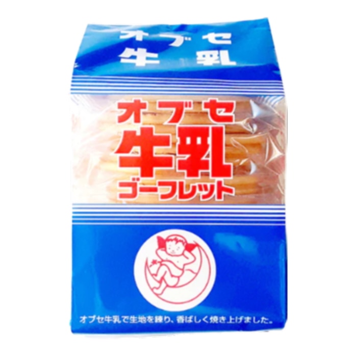 オブセ牛乳 ゴーフレット 2枚 × 11袋入り 小布施牛乳 信州 小布施町 ローカルグルメ お菓子 人気 おやつ