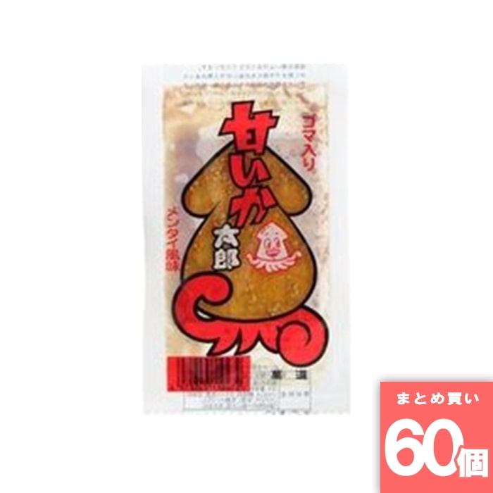[取寄10][まとめ買い]【60個セット】菓道 甘イカ太郎メンタイ味 1枚 [4971749110472]