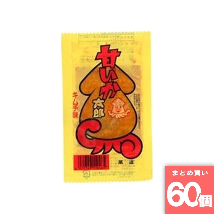[取寄10][まとめ買い]【60個セット】菓道 甘いか太郎キムチ 1枚 [4971749110465]