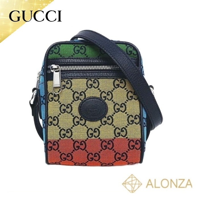 Sランク】Gucci(グッチ) マルチカラー ショルダーバッグ 658659: ALONZA