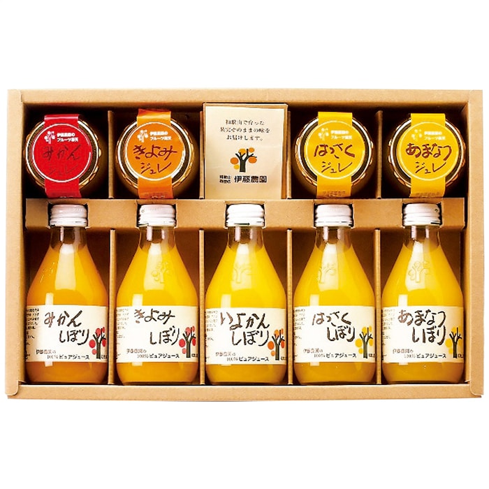 伊藤農園 100%ピュア ジュース＆ジュレ セット [直送商品](4216-039)