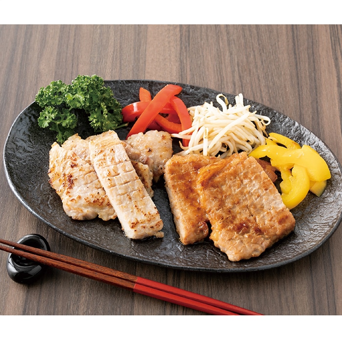 石井味噌 信州 豚ロース 熟成味噌生姜漬･塩こうじ漬 (6個) [冷凍][直送商品](4280-034)