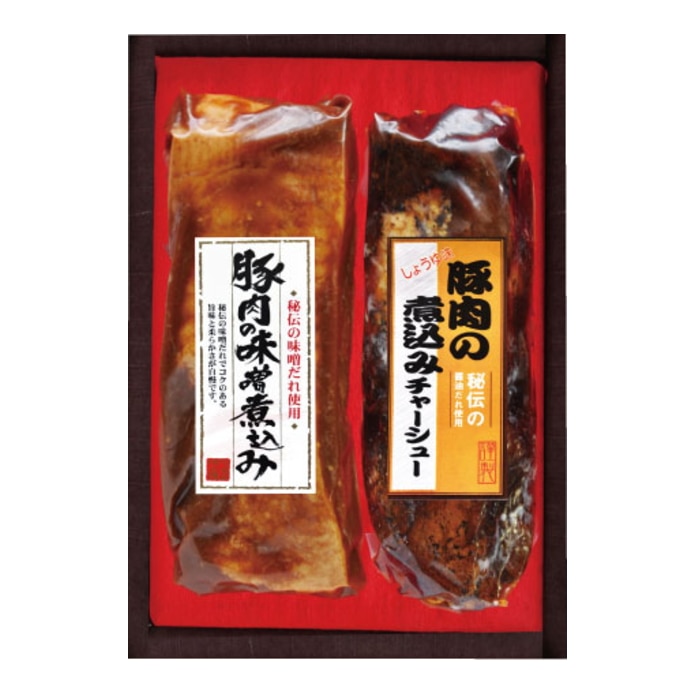 豚の味噌煮込み・豚煮込みチャーシューセット 【綿半お歳暮】 【11/29～12/26順次お届け】[冷蔵][直送商品]
