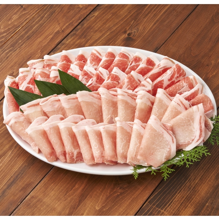 鹿児島県産 黒豚ロース・肩ロースしゃぶしゃぶ 【綿半お歳暮】 【11/15～12/26順次お届け】[冷凍][直送商品]