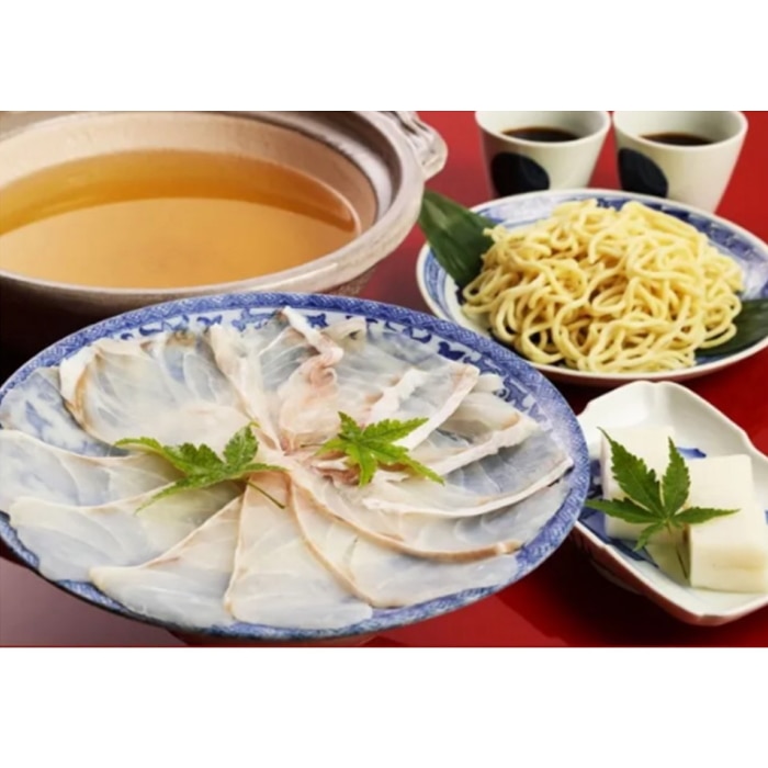 天然クエしゃぶ 2人前セット 【綿半お歳暮】 【11/15～12/26順次お届け】[冷凍][直送商品]