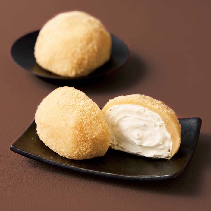 「亀じるし」笠間栗のふわふわクリーミー生大福 【綿半お歳暮】 【11/15～12/26順次お届け】[冷凍][直送商品]