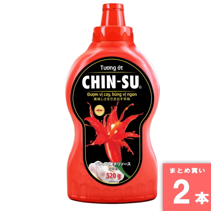 [まとめ買い]【2本セット】ベトナム産ホットチリソース CHIN-SU チンス【ベトナム】
