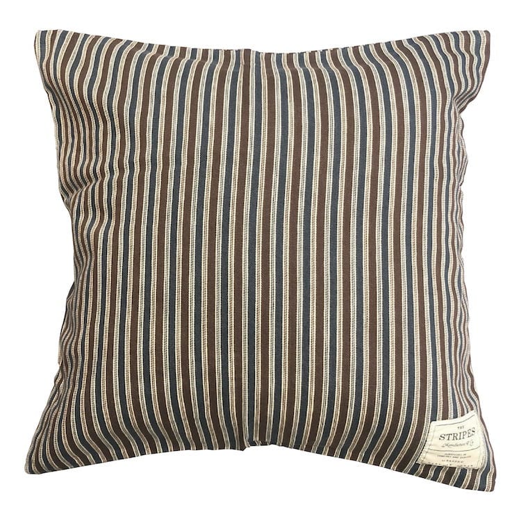 インディゴストライプ A クッションカバー