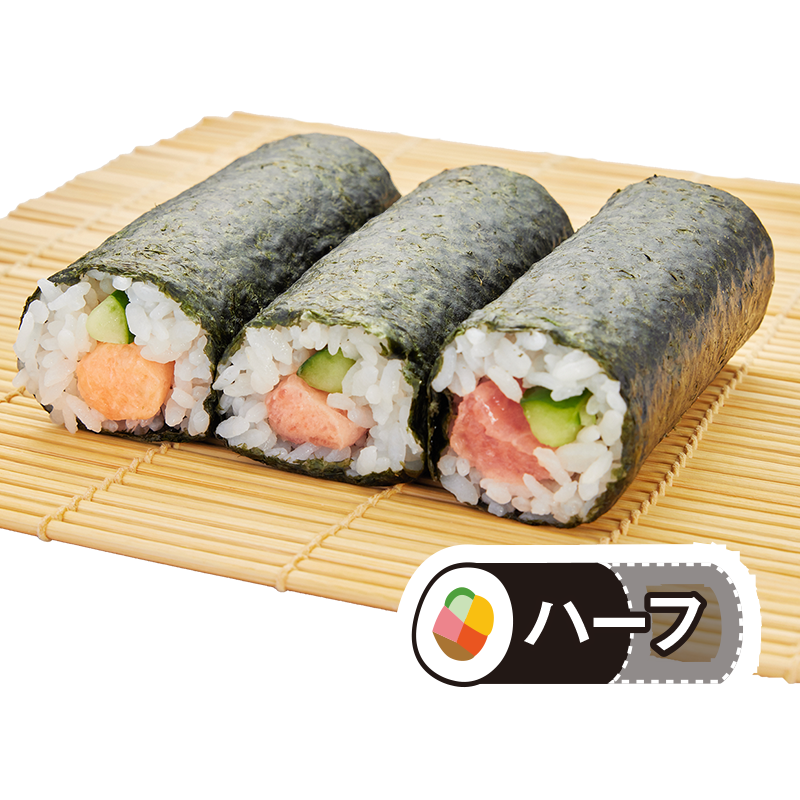 [16]海鮮中巻セット （サーモン・ネギトロ・鉄火）