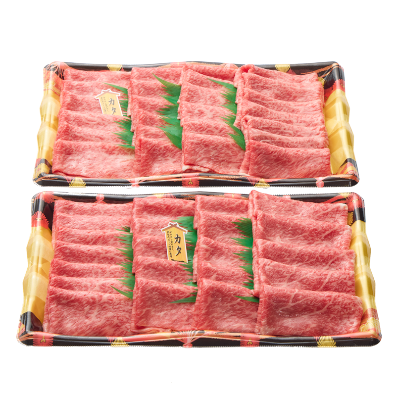 [B01]A5黒毛和牛肩肉またはモモ肉　すき焼き用　1600g