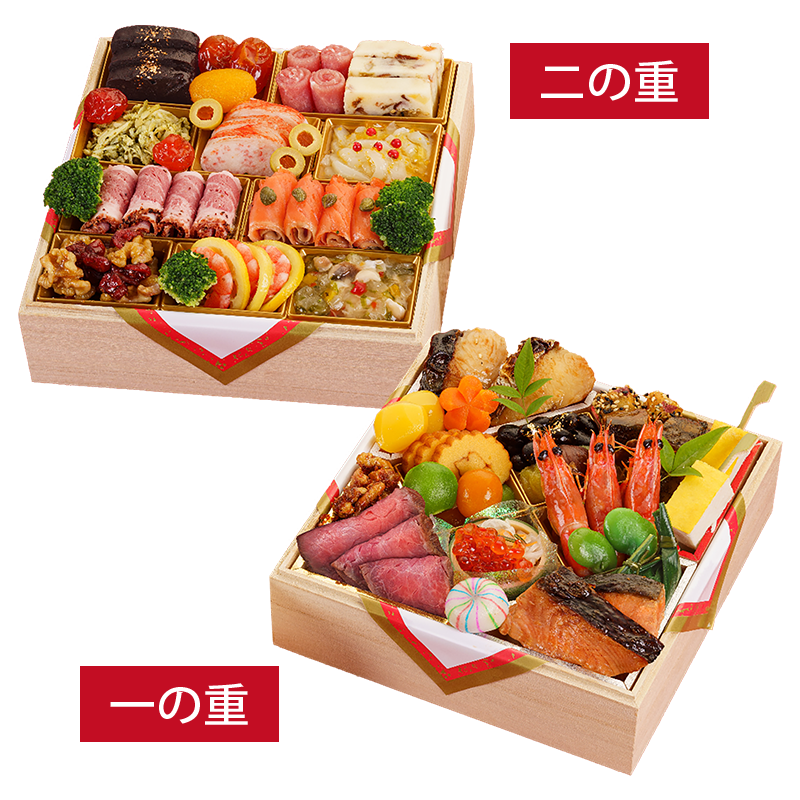 [C16]京料理　濱登久 おせち料理　和洋二段重
