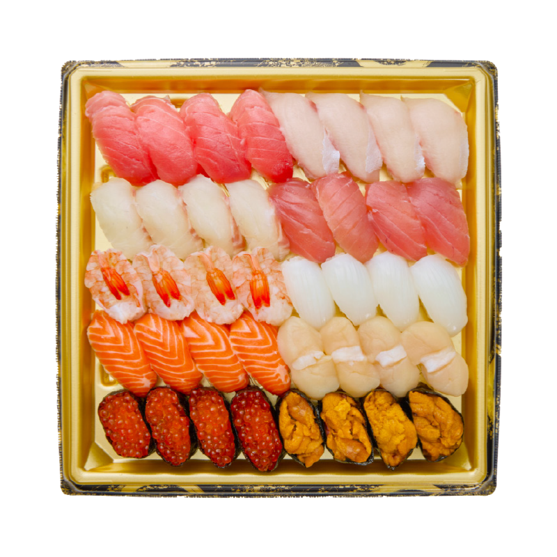 [2]自慢の鮮魚寿司盛り 40貫