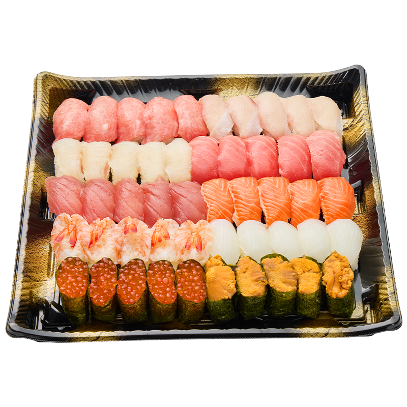 [B04]自慢の鮮魚寿司盛り　50貫