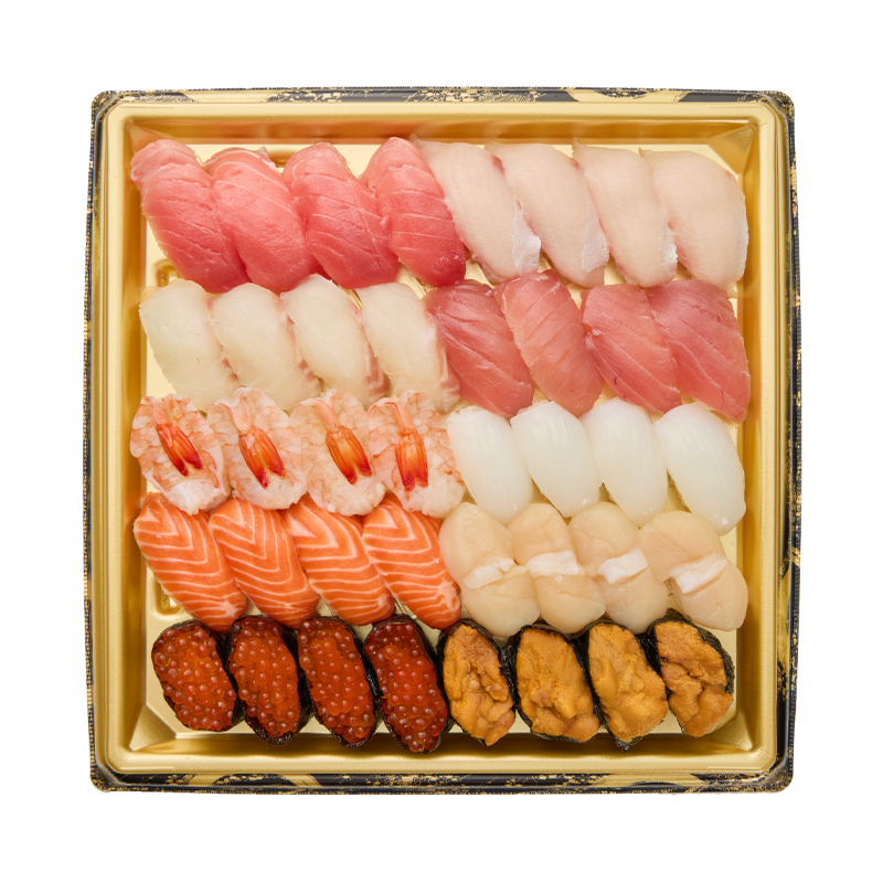 [B02]自慢の鮮魚寿司盛り　40貫