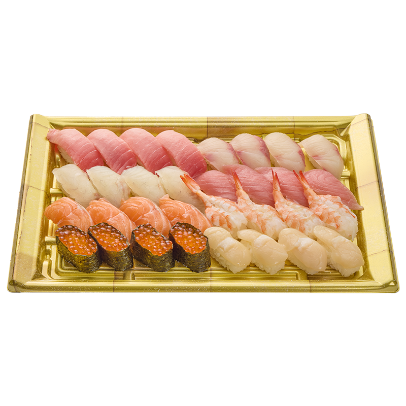 [B01]自慢の鮮魚寿司盛り　32貫