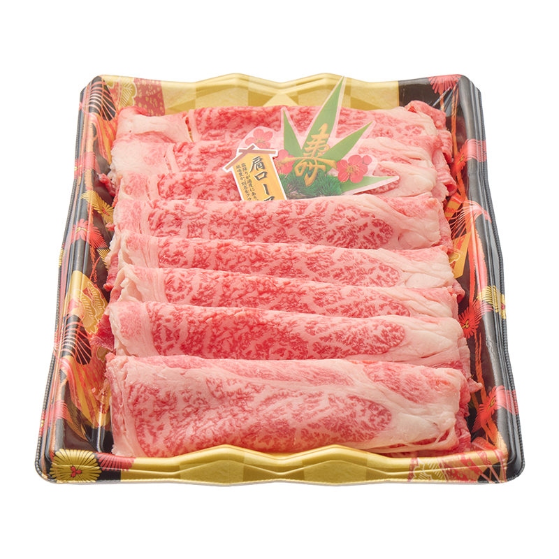 [B12]A5黒毛和牛肩ロース肉　すき焼き用　500g