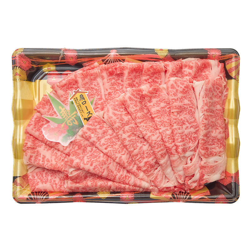 [B13]A5黒毛和牛肩ロース肉　しゃぶしゃぶ用　500g