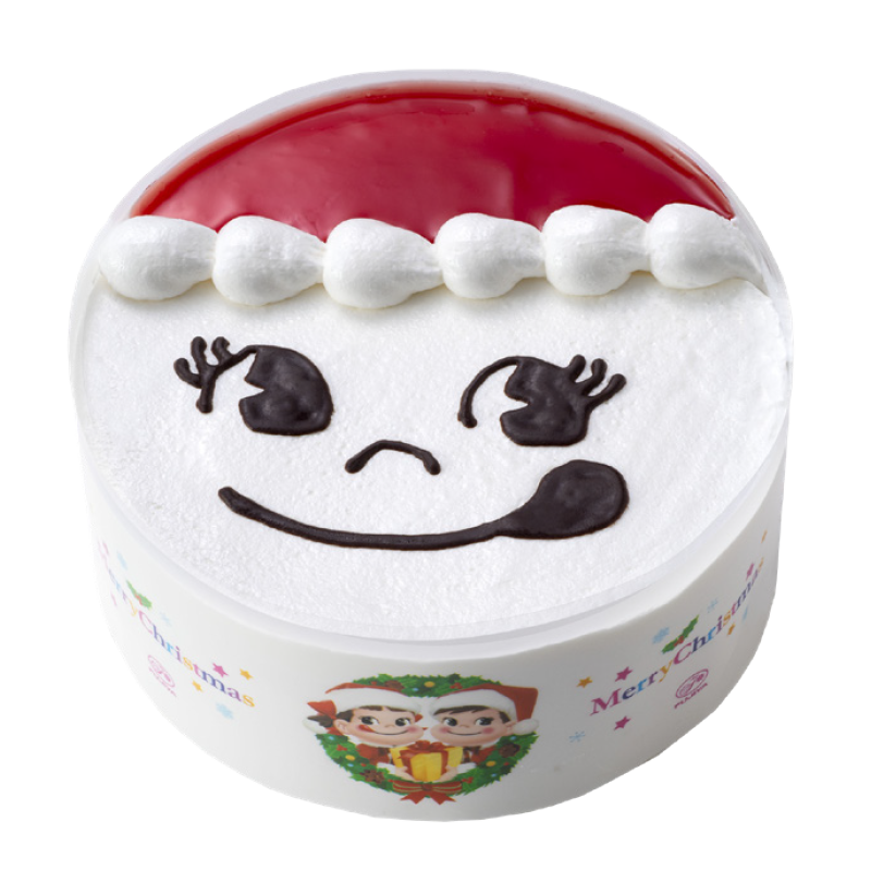 [A20]不二家 クリスマス ペコちゃんサンタデコレーションケーキ