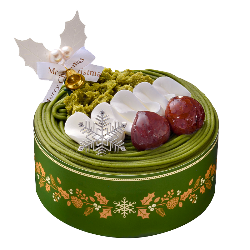 [A41]ヤマザキ クリスマス 宇治抹茶ケーキ （辻利一本店宇治抹茶使用）