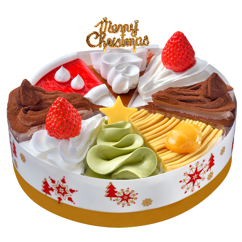 [A30]ヤマザキ クリスマス ショートケーキ詰合せ
