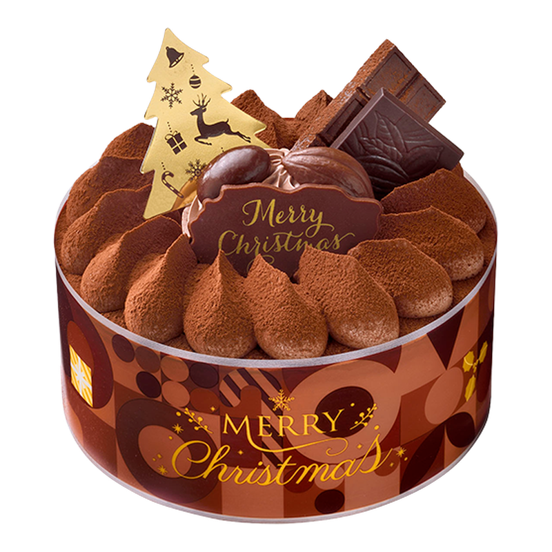 [A38]山崎製パン　クリスマス生チョコケーキ　4号