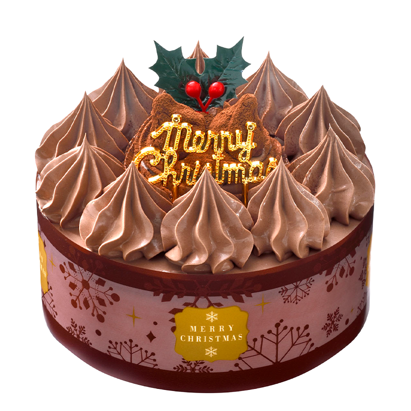 [A46]山崎製パン　クリスマス糖質を抑えたチョコケーキ　4号
