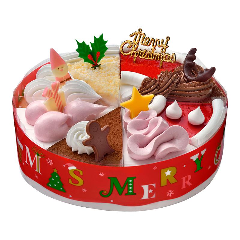 [A22]山崎製パン　クリスマスパーティーアソートケーキ　6号