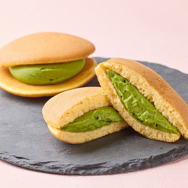送料込！生どら焼<抹茶>8個入