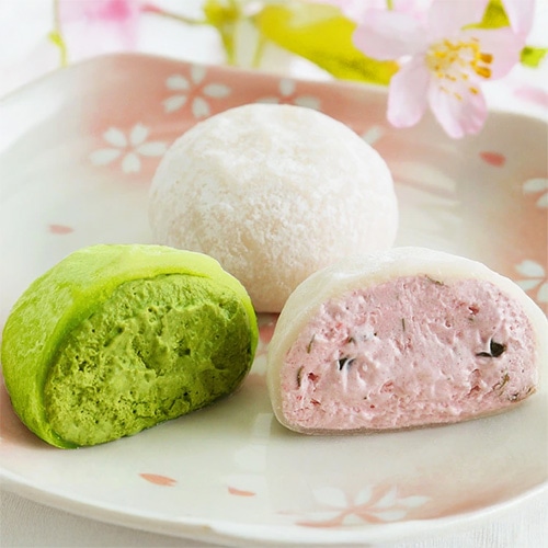 季節限定 送料込！とろける生大福＜抹茶＆桜もち＞8個入
