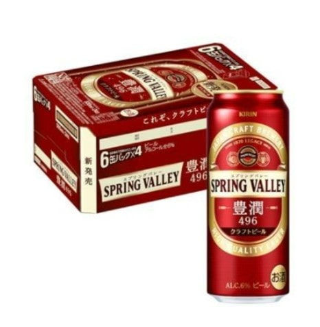 キリンビール SPRING VALLEY 豊潤 496 クラフトビール 500ml×24本 1ケース