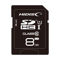 HIDISC SDHCカード 8GB CLASS10 UHS-1対応 超高速転送 Read70 HDSDH8GCL10UIJP3