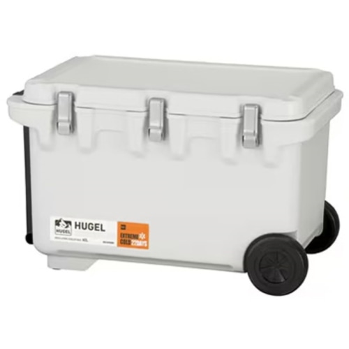 HUGEL 真空断熱クーラーボックス 60L VITC-60 ホワイトアッシュ (熱中症対策)