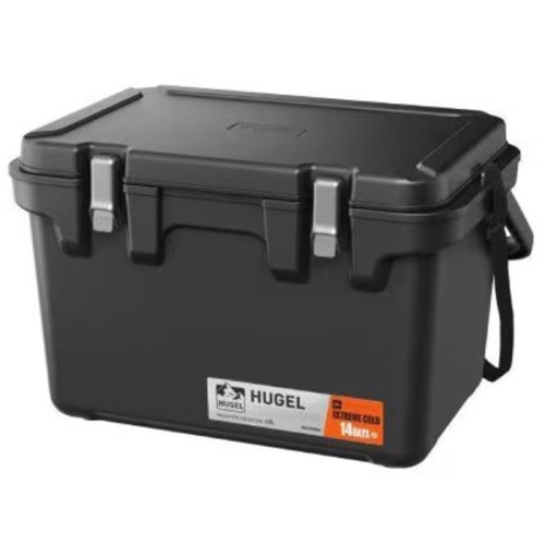 HUGEL 真空断熱クーラーボックス 40L VITC-40R チャコールグレー (熱中症対策)