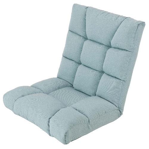 もこもこワイド座椅子 MMWZ-BL ブルー