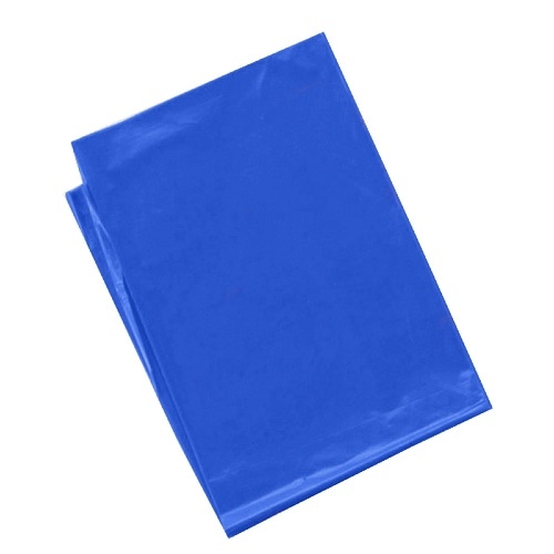 [取寄5]青 カラービニール袋(10枚組) 45534