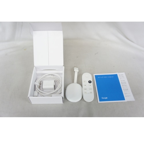 [中古B]Chromecast with Google TV (4K) GA01919-JP Snow