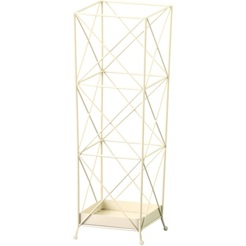 [直送3]傘立て AKB-406IV アイボリー (幅15×奥行15×高さ45)(本州四国九州限定)