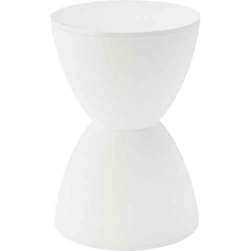 [直送3]スツール PC-680WH ホワイト (直径29.5×高さ44)(本州四国九州限定)