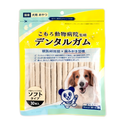 [取寄10]綿半プライベートブランド 小諸動物病院 やわらかデンタルガム 30本 [1個][4589458485974]