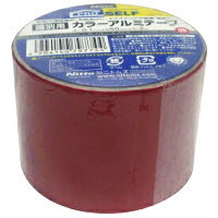 識別用カラーアルミテープ赤 J3774
