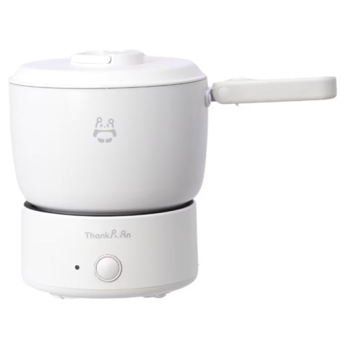 ThankPan 楽々収納電気鍋「コロン」 KGDR25HWH ホワイト