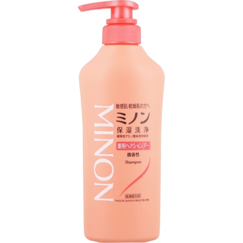 ミノン薬用ヘアシャンプー ボトル 450ml