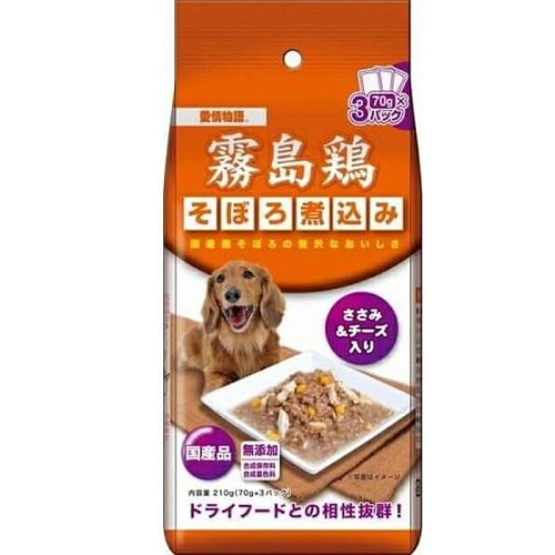 イースター 霧島鶏 そぼろ煮込み ささみ&チーズ入り 70g×3