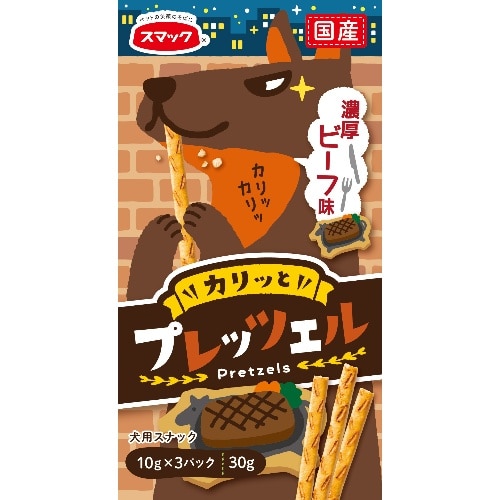 スマック プレッツェルビーフ味30g [30g]