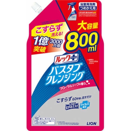 ルックプラス バスタブクレンジング フローラルソープの香り つめかえ用大サイズ 800ml