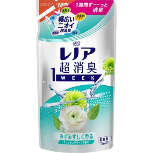 レノア 超消臭1WEEK フレッシュグリーン つめかえ 380ml