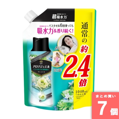 [まとめ買い]【7個セット】レノアアロマジュエル パステルフローラル＆ブロッサムの香りつめかえ用特大サイズ 1040ml