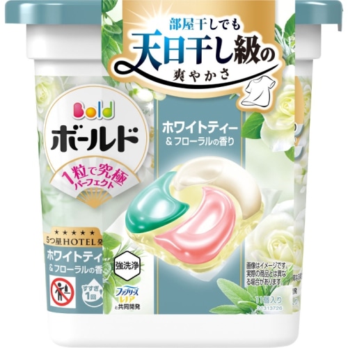 ボールドジェルボール4D 心弾けるホワイトティー＆フローラルの香り 本体 11個入