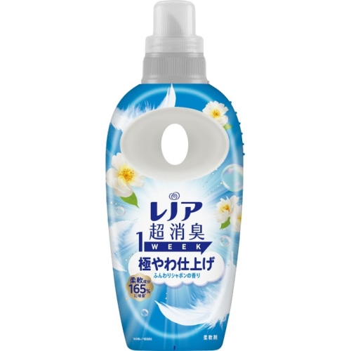 レノア超消臭1WEEK 極やわ仕上げ ふんわりシャボンの香り 本体 ４９０ml